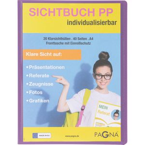 Produktbild für Sichtbuch Pagna 21013-12 School, aus PP, A4