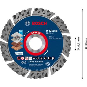 Produktbild für Trennscheibe Bosch Expert MultiMaterial 2608900660