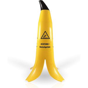 SafetyMarking Warnaufsteller Banane, Achtung Rutschgefahr, leuchtend gelb, 90 cm