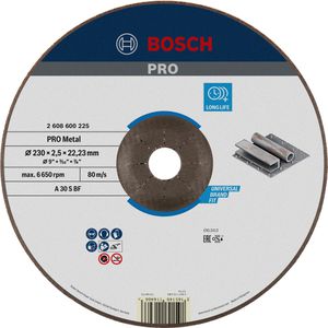 Trennscheibe Bosch PRO Metal, 2608600225