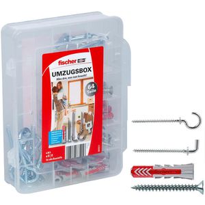 Schrauben-Dübel-Set Fischer DuoPower Umzugsbox