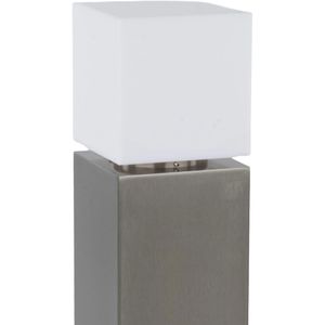 Produktbild für Wegeleuchte SLV Square Pole 90, silber, mit 230 V Netzstrom