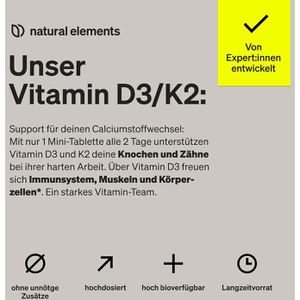 Produktbild für Vitamin-D natural-elements 240 Tabletten