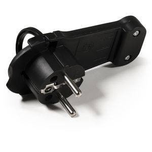 Produktbild für Schutzkontaktstecker McPower 16 A / 230 V, schwarz