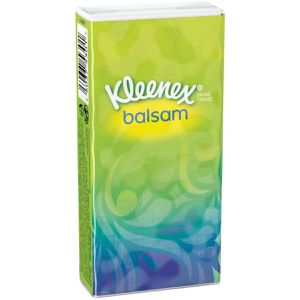 Produktbild für Taschentücher Kleenex Balsam mit Aloe Vera&amp;Vitamin E, Päckchen
