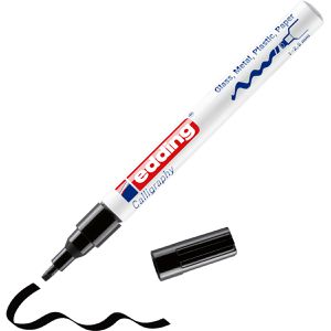 Lackmarker Edding 753, wasserfest & permanent, schwarz