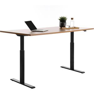 Produktbild für Schreibtisch Topstar E-Table, buche / schwarz