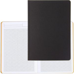 Notizbuch Geiger Tablet-Book, schwarz / gelb, A5