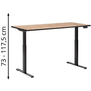 Schreibtisch Möbelpartner Serie 2000, eiche