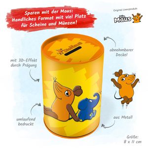 Produktbild für Spardose Trötsch 80110N, Maus &amp; Elefant