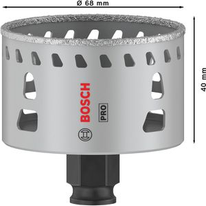 Produktbild für Lochsäge Bosch PRO Tile PC Plus, 2608901569