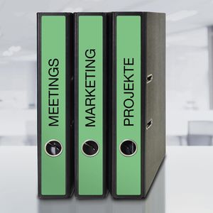 Produktbild für Rückenschilder Zweckform L4750-20, grün