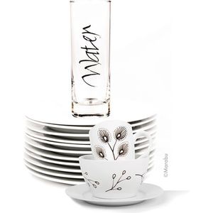 Produktbild für Porzellanstifte Marabu 12300084 Porcelain &amp; Glas, Elegance