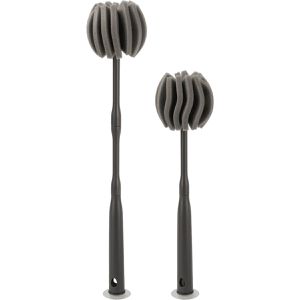 Produktbild für Flaschenbürste Metaltex Brush-Up breit, grau