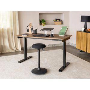 Produktbild für Schreibtisch Ergotopia Desktopia ONE, weiß / schwarz