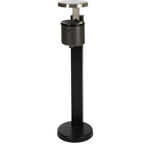 Produktbild für Aschenbecher TKG Rondo Senior, graphit, Outdoor, mit Dach