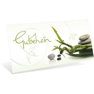 Produktbild für Gutscheinkarte notizblock24 Asia Wellness 19 x 9cm