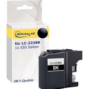 Produktbild für Tinte Böttcher-AG für Brother LC-223BK