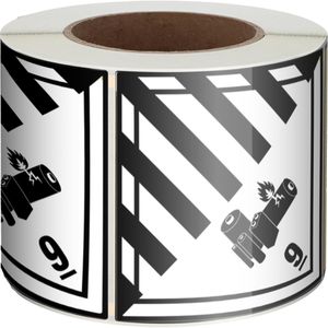 Gefahrgutaufkleber Boxlab Gefahrzettel, Klasse 9A