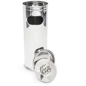 Produktbild für Aschenbecher Relaxdays 10018507, silber, für Outdoor
