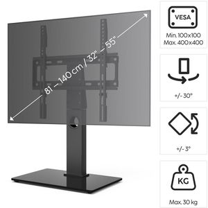 Produktbild für TV-Ständer Hama 220866 Fullmotion, schwarz