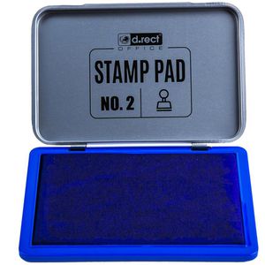 Produktbild für Stempelkissen D.RECT NO. 2, für Büro, blau