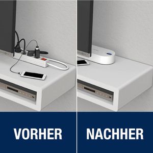 Produktbild für Steckdosenleiste REV-Ritter Nolook, mit 1,4m Kabel