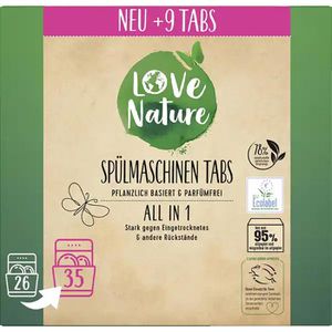 Spülmaschinentabs Love-Nature All in 1