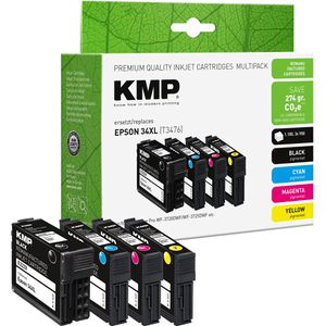 Produktbild für Tinte KMP E222XV für Epson 34XL T3476