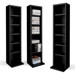 Produktbild für CD-Regal Vicco Jukebox, schwarz