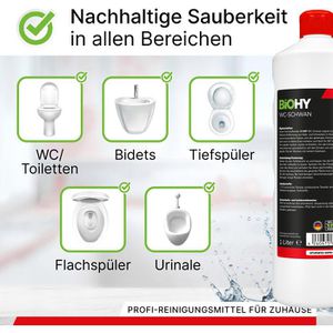 Produktbild für WC-Reiniger BiOHY WC-Schwan, 100% vegan, Gel