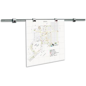 Produktbild für Planhalter Maul Hebel Wandleiste A1, 6243182