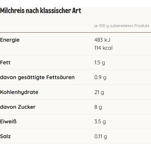 Produktbild für Milchreis Dr.Oetker nach klassischer Art
