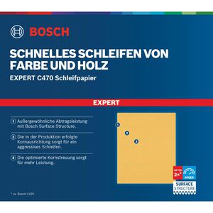 Produktbild für Schleifpapier Bosch Expert C470, Körnung 100