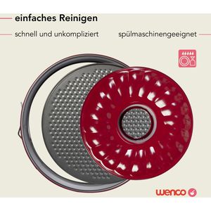 Produktbild für Backform wenco 555883, mit Flach- &amp; Rohrboden, aus Stahl