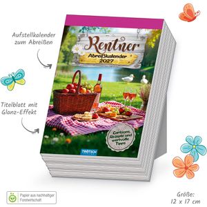 Produktbild für Abreißkalender Trötsch 2027922, Rentner, Jahr 2027