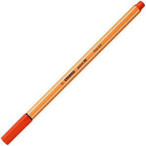Produktbild für Fineliner Stabilo Point 88/40, rot