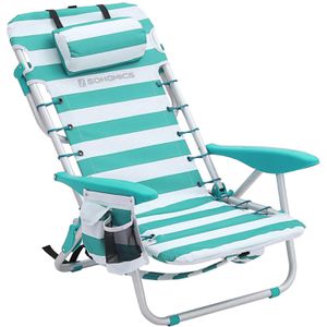 Produktbild für Campingstuhl Songmics GCB62JW, grün, bis 150 kg