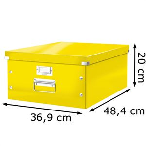 Produktbild für Aufbewahrungsbox Leitz 6045-00-16 Click&amp;Store, 36L