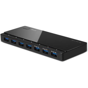 USB-Hub TP-Link UH700, schwarz, mit Netzteil