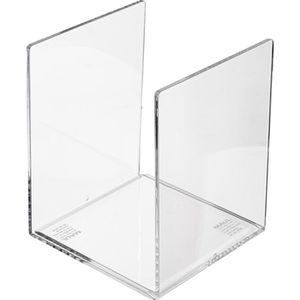 Produktbild für Buchstütze Maul 3513505, schmal, glasklar
