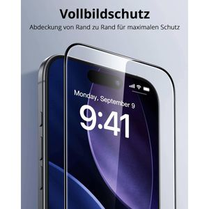 Produktbild für Displayschutzfolie ESR Tempered-Glass, 9H