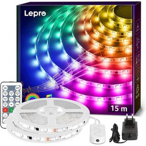 LED-Streifen Lepro dimmbar, weiß + RGB
