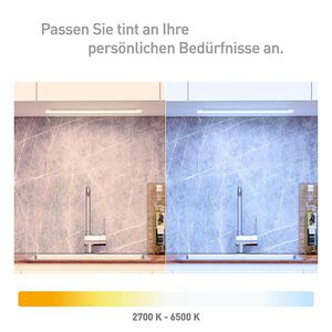 Produktbild für LED-Unterbauleuchte tint Alba, warm- bis kaltweiß