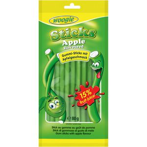 Fruchtgummis Woogie Apple Sticks