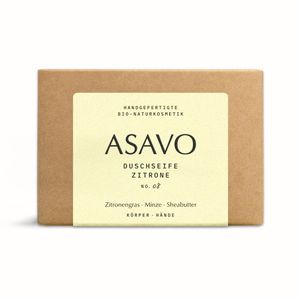 Produktbild für Seife ASAVO Premium handgemachte Bio Naturseife, Zitrone