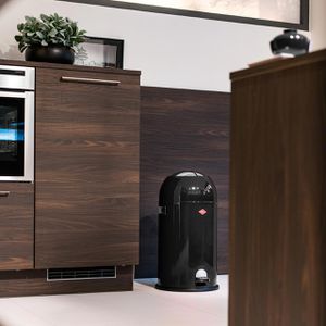 Produktbild für Mülleimer Wesco Kickmaster, schwarz matt