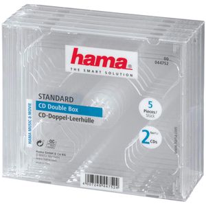 CD-DVD-Hüllen Hama 44752 für 2 CDs