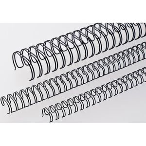 Drahtbinderücken Renz Ring Wire, schwarz, für A4