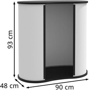 Produktbild für Messetheke vidaXL 4015794, faltbar